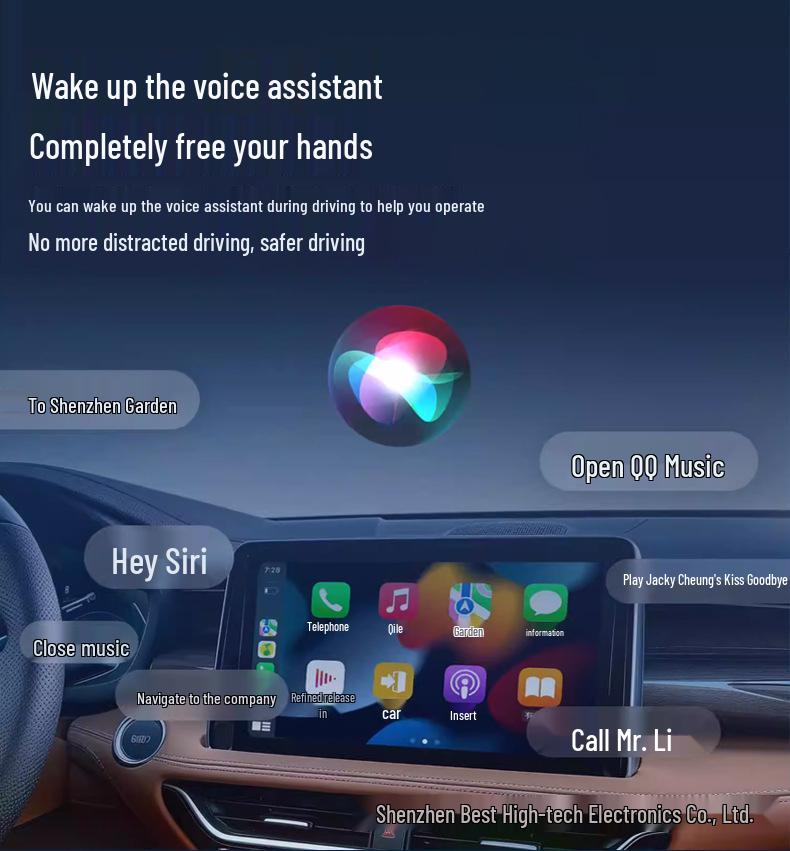 Беспроводной адаптер CarPlay и Android Auto 2-в-1: Проводное к беспроводному преобразование для автомобильных систем