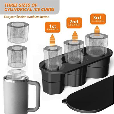 Новейший лоток для кубиков льда для стакана Stanley Tumbler Cup 20/30/40 унций, силиконовые формы для заморозки льда с крышкой для сока, виски, льдогенератора