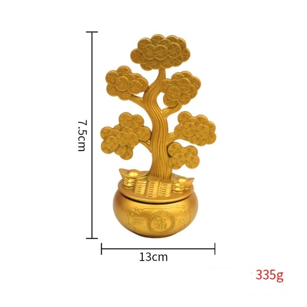 Alloy Windmill Rotating Ornament Lucky Gold Good Luck Home Decor Crafts Wealth Attracting Prosperous Auspicious Ornament