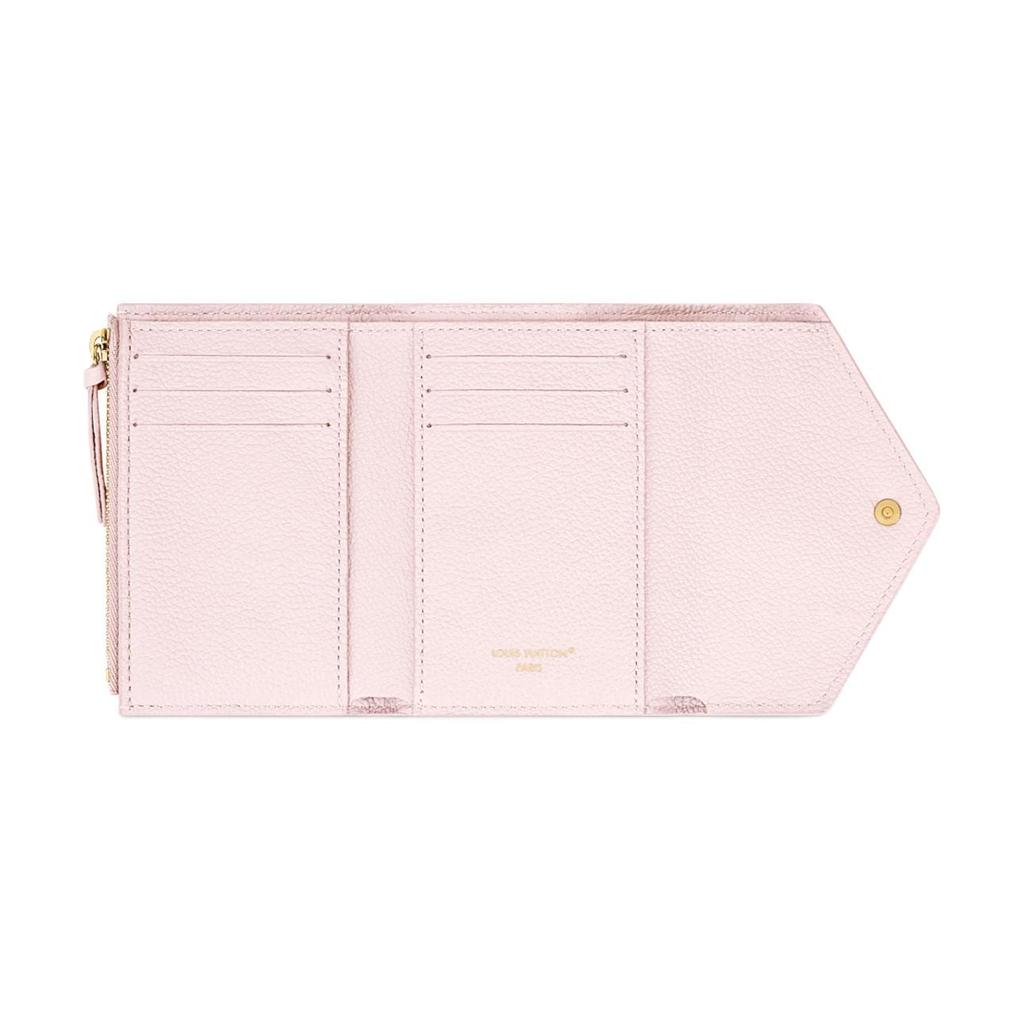 Louis Vuitton Женский кошелек Victorine из коровьей кожи, розовый, M29476