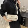 2025 новый тренд ранняя весна мода корейская версия бант кэжуал однотонный дизайн иностранный стиль мессенджер портативная маленькая квадратная сумка