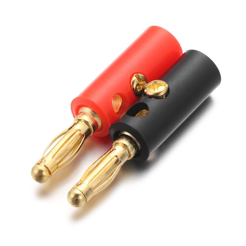 Screw Speakers Accessories Adapter Speaker Plugs Banana Plugs Audio Jack Wire Cable Connector