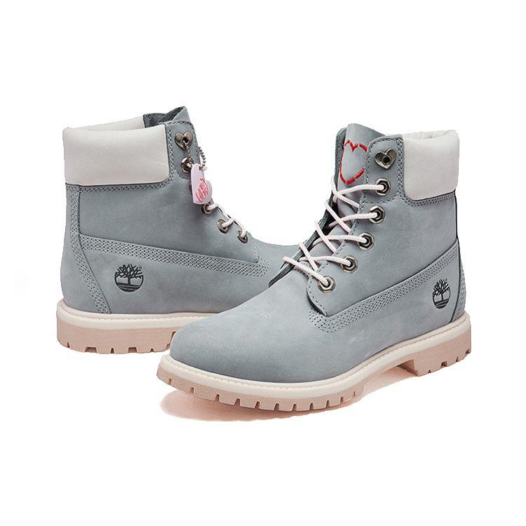 Timberland Outdoor Simple Shock Absorbing Non-Slip Short Martin Boots Women Boots Gray A2B2Q