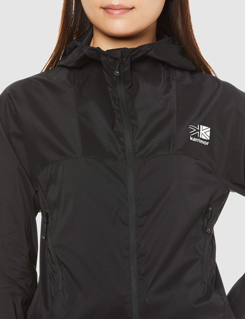 Верхняя одежда ветрозащитная толстовка с капюшоном Черный L [Karimar] W's Женская