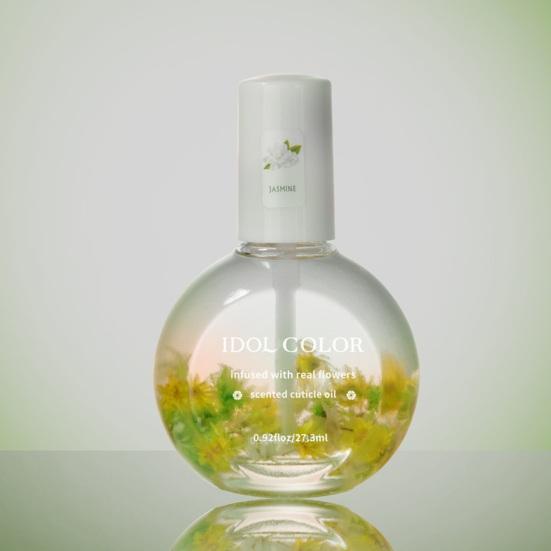 Nail Oil with Dried Flower Extracts Nourishing Moisturizing Treatment for Stronger Nails Floral Fragrance Gel Polish Nail Care Oil for Manicure