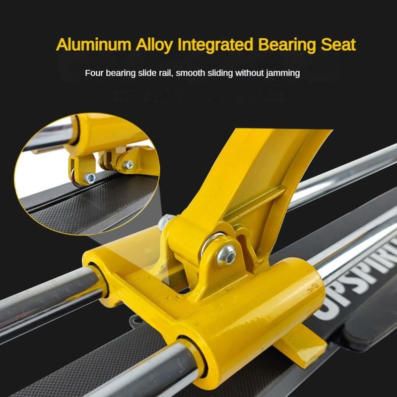 Бытовой ручной плиткорез Портативный пылезащитный плиткорез Толкатель для плитки Инструмент для резки плитки из алюминиевого сплава