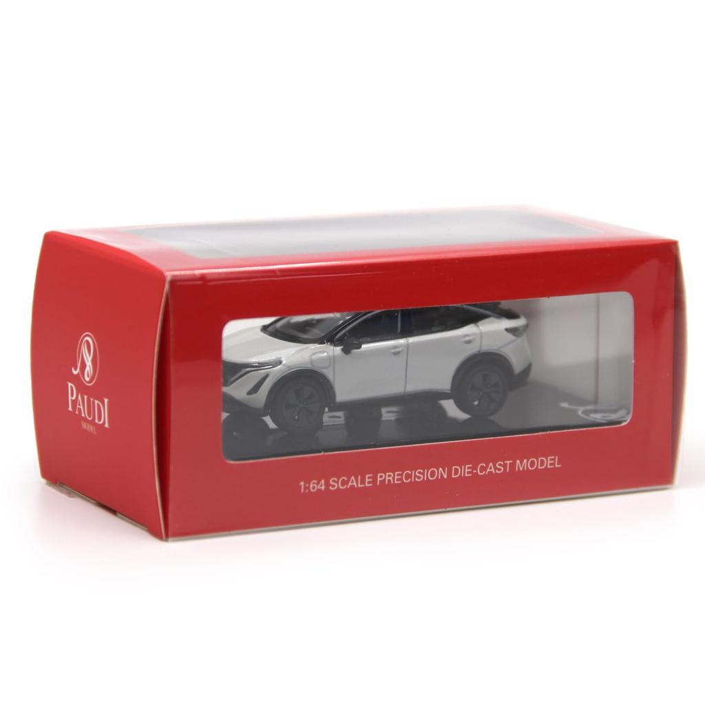 Paudi Model Ariya 2023 1/64 Scale Miniature Car Collection, Finished Product, White