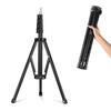 NEEWER 180cm Light Stand Portable for LED Stand Adjustable Metal Camera Tripod Reverse Folding Tripod with Flip Lock Suitable for Live ST180R