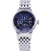 SVALBAL Men's SV15-MBL (Sun Flame) Round Watch Silver Stainless Multi-Hand Analog
