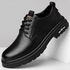 New 2025 Spring and Autumn New Handmade Online Men's Casual Leather Shoes Men's Retro Workwear Lace-up Trendy Leather Shoes