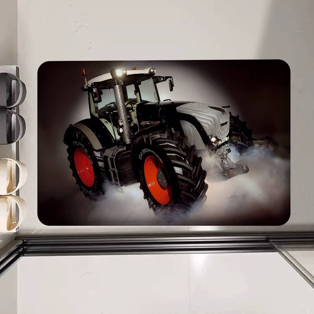 Farming Tractor Fendt Floor Mat Rectangle Anti-slip Home Soft Badmat Front Door Indoor Outdoor Mat Welcome Doormat