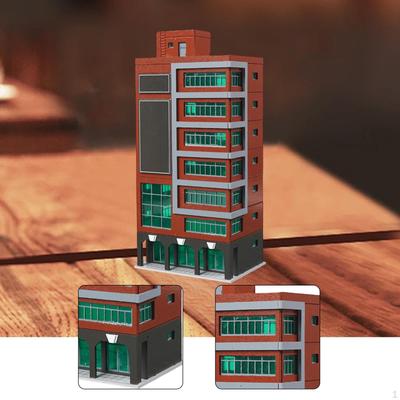 Модель города диорама 1/150 масштаб N пейзаж макет украшение для DIY песочного стола