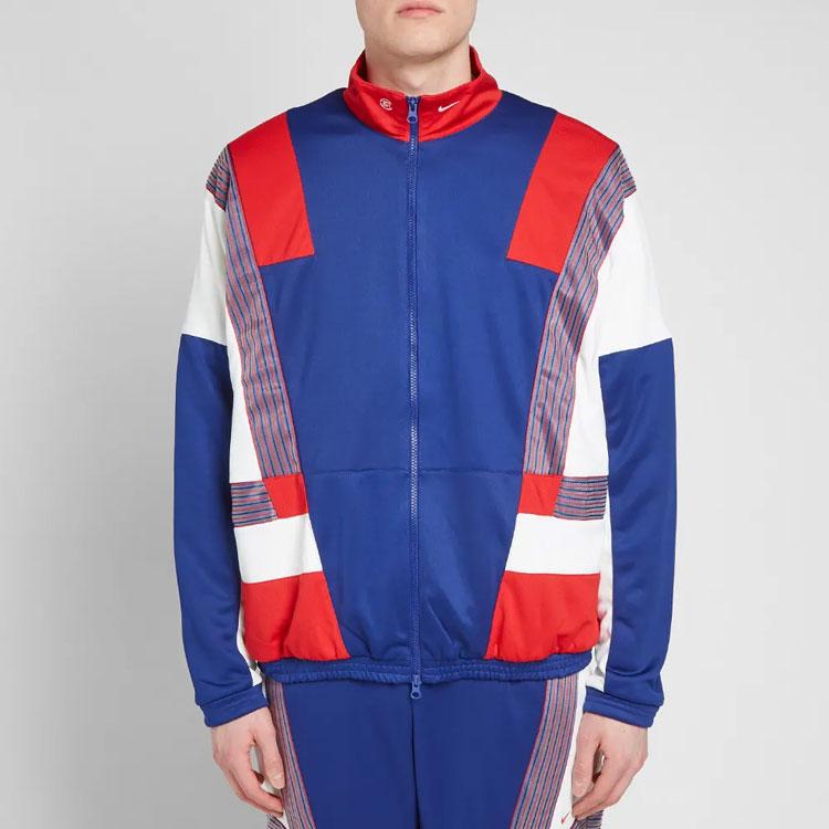 Nike Комплект спортивной куртки с вышитым логотипом Clot Collaboration, спортивная одежда унисекс, синий BQ5431-455