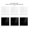 Smart Wifi Touch Switch No Neutral Wire Required Smart Home 1/2/3 Gang Light Switch 220V  EU Standard Support Alexa Tuya App Remote Control