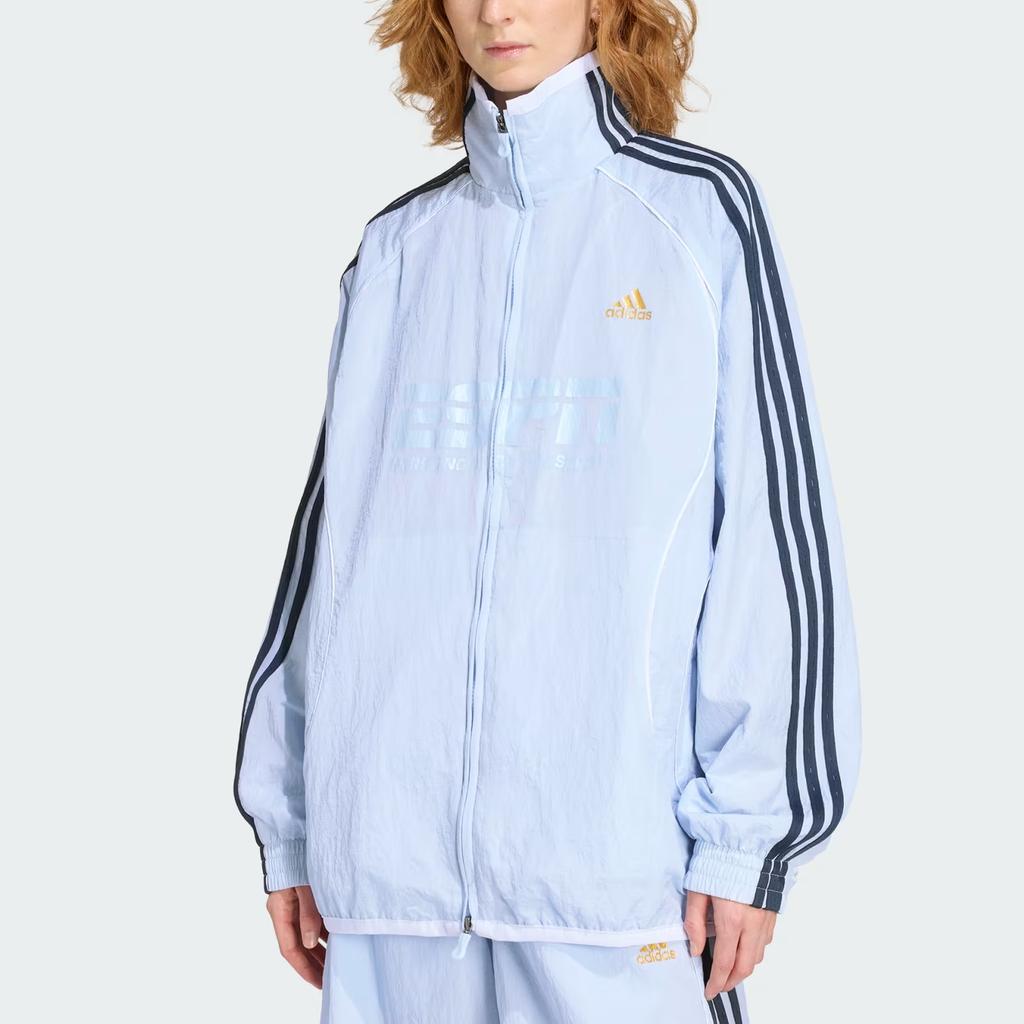 adidas Спортивная кофта Teamgeist 2.0 с тремя полосками, на молнии, с высоким воротником, теплая, с длинным рукавом, женская куртка KC6395