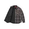 Supreme Quilted Flannel Snap Shirt 'Orange Yellow' Men's SUP-SS24-034