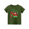 Christmas Day Toddler Girl Boy T-Shirts Kids Top Boys And Girls Printed Short Sleeved T-shirt
