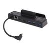Док-станция для Steam Deck OLED 6-в-1, концентратор Type-C с HDMI 4K 60 Гц, Gigabit Ethernet, 3 порта USB-A