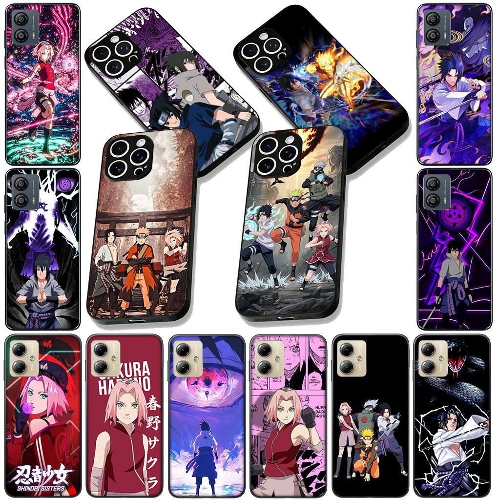 Чехол для телефона Haruno Sakura Narutos Uchiha Sasuke для Motorola Moto Edge 70 60 Fusion NEO Pro G Stylus G56 G96 G52 G04 G05 20