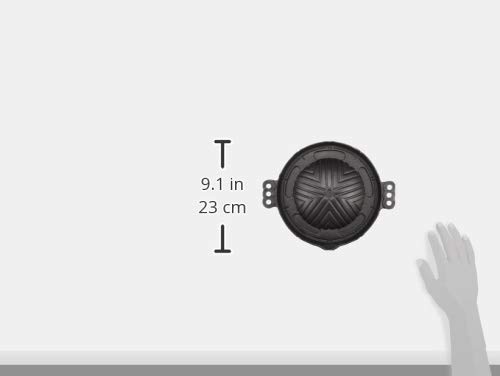 Sanwa Seiki Manufacturing Co., Ltd. Чугунный котел Чингисхана, 22 см, Без отверстий, Чугун, QGV12122