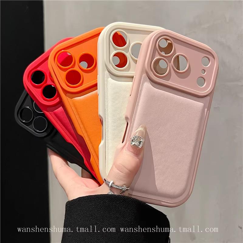 Совместимый с iPhone 17 Pro Max, этот премиальный ударопрочный чехол однотонного цвета предлагает кожаную текстуру и дизайн с воздушной подушкой, ощущаемый как вторая кожа.