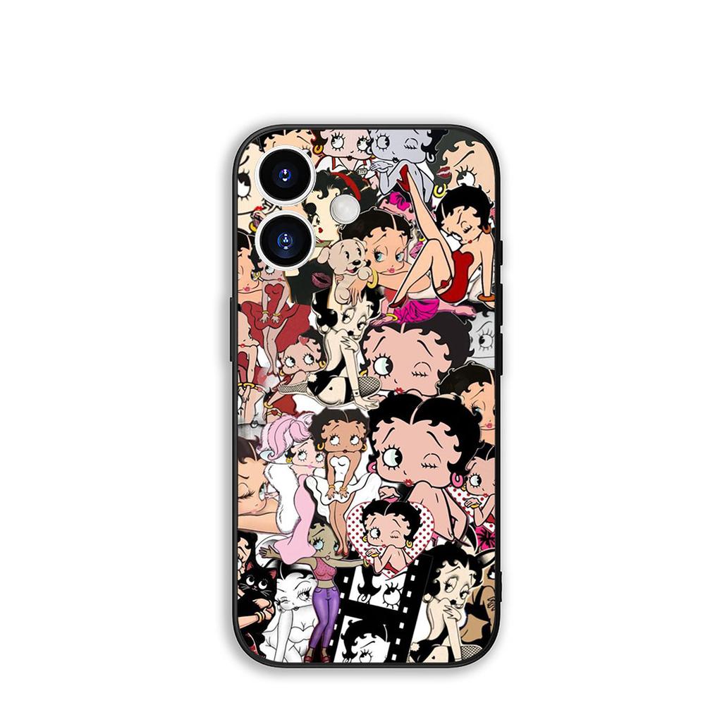 for Samsung Galaxy A07 A13 A12 A23 A42 A50 A51 A52 A53 A70 A71 A72 A21S A04 Note 20 9 8 10 Case Anime B-Bettys Kawaii B-Boops