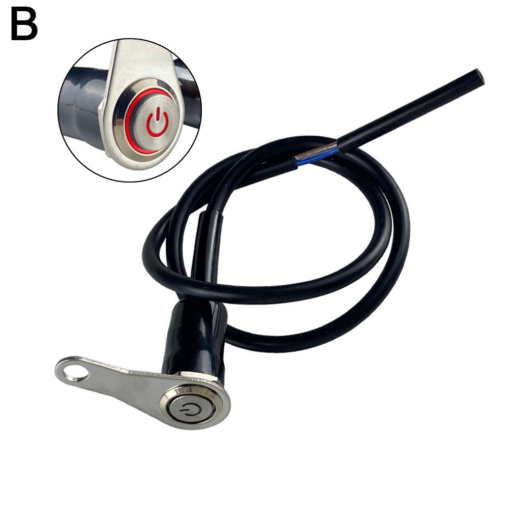 Кронштейн из нержавеющей стали, переключатель фар, точечный светильник, ВКЛ-ВЫКЛ, металлический выключатель света с подсветкой, универсальный 12 В