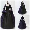 Косплей Платье Средневековое Расклешенное Рукав Вечернее Формальное Платье Готическое Цветочное Платье