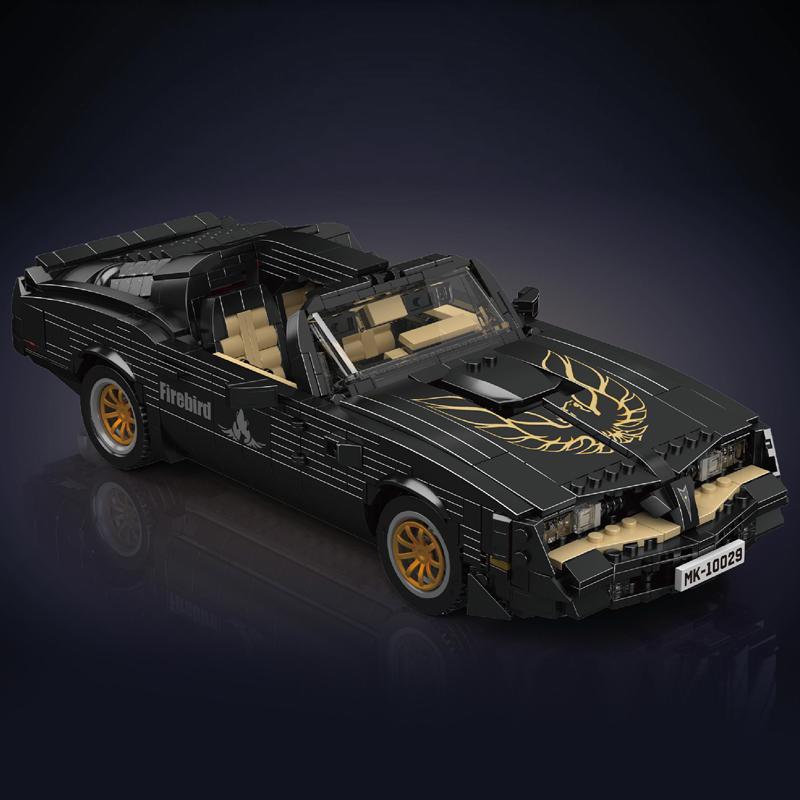 Mould King 10029 Технические Автомобильные Игрушки MOC Огненная Птица Винтажный Автомобиль Строительные Блоки Сборка Старинный Автомобиль Кирпич Детский Рождественский Подарок