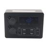 12V Power Supply Control Distribution Box with USB Type-C LED Display For Car RV