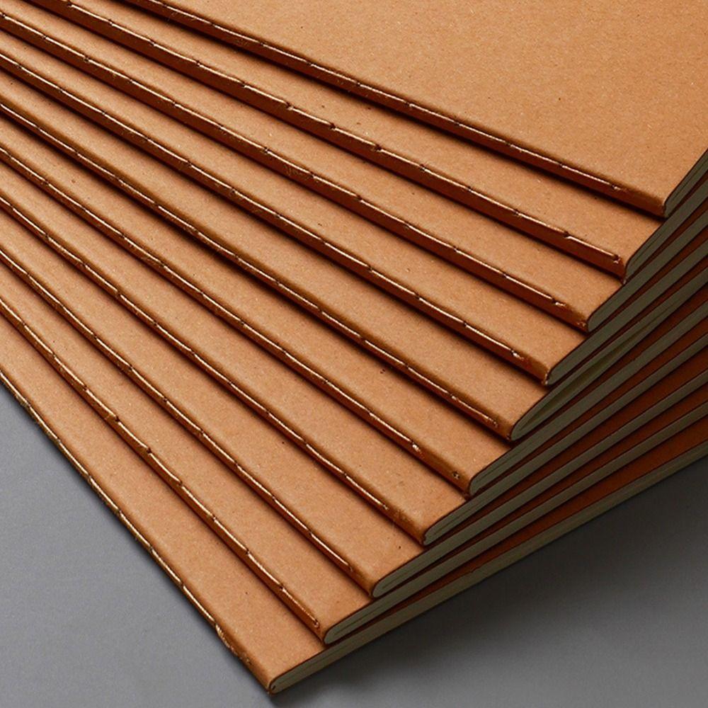 Блокнот А4/А5/В5 Обложка крафт Записная книжка Портативный дневник Школа/Офис