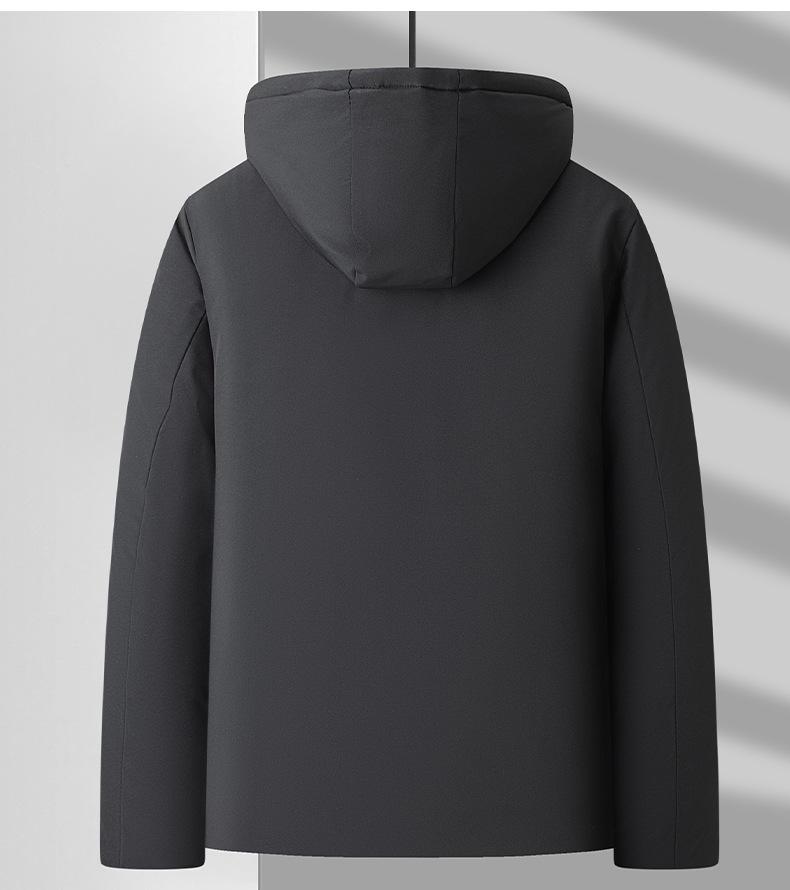 Мужская зимняя хлопковая куртка с подкладкой из плюша - Теплая, ветрозащитная, стильная для среднего и пожилого возраста