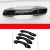 for Skoda Kodiaq NS7 2016~ 2017 Gloss Black Outer Door Handle Cover Protective Styling Stickers Trim Car Accessories Parts