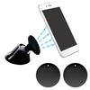 4Pcs Round Rectangle Mobile Phone Magnetic Car Mount Holder Metal Plate Sticker
