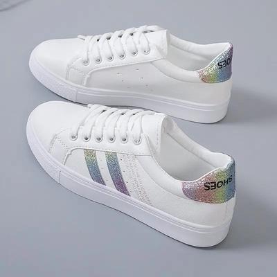 Модная женская повседневная обувь, новые универсальные женские вулканизированные туфли 2024 года, популярные удобные дышащие женские туфли на плоской подошве Chaussures Femme