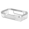 Silver Soap Rack Stainless Steel Soap Organizer Box Modern Soap Dish  Bathroom Kitchen Washroom