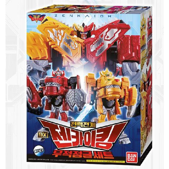 Bandai Power Rangers Zenkaiser DX Power Deployment Zenkaiking Invincible Jungle Set, популярные игрушки в Корее