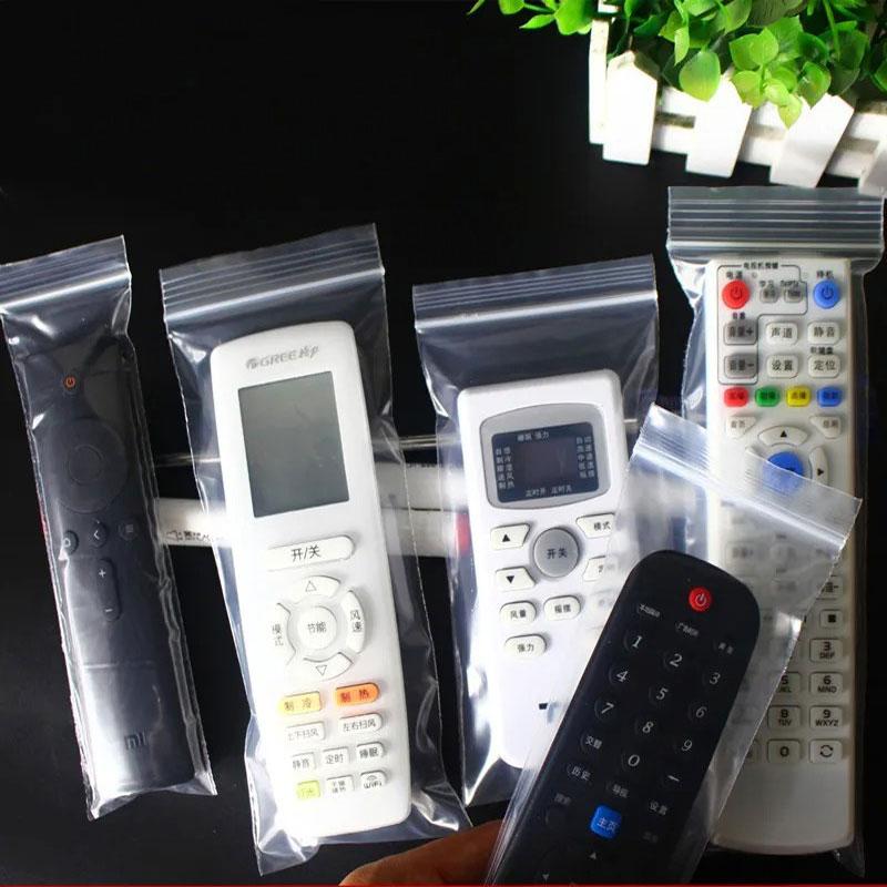 100 шт. полиэтиленовые длинные прозрачные пакеты с застежкой-молнией, прямоугольные пластиковые толстые упаковочные пакеты, многоразовые тонкие толстые упаковочные пакеты с застежкой-молнией