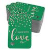 Inkdotpot Gold Foil Paper Hang Tags Made With Love Text Favor Tags 100 Pack