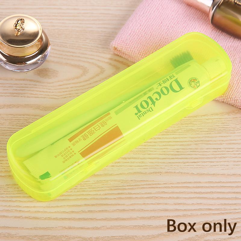 Candy Color Storage Container Box Holder Protable Outdoor Travel Toothbrush Box