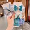 Silver Flower Band (Total 3P) Jewelry Ice Princess Pin Girls Hairpin Baby Hairpin, a Popular Character In Korea