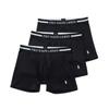 Polo Ralph Lauren RM3-C502-997-M 3-Pack Boxer Briefs, Solid Color with One-Point Logo