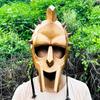 Гладиаторский шлем King Maximus Decimus meridians, доспехи с медной отделкой, шлемы с внутренней подкладкой, средневековые рыцарские доспехи, шлем для косплея, подарок