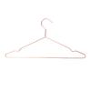 Iron Wire Non-slip Anti-rust Coat Hanger Rose Gold Clothes Garment Trouser Dress Clothes-rack 42x21cm