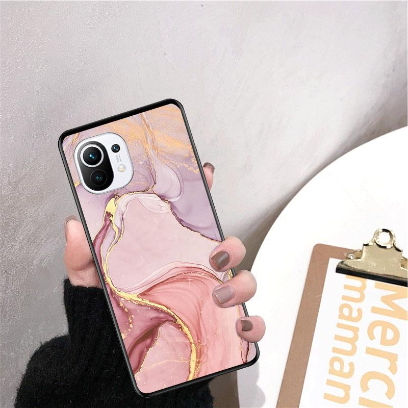 Чехол для телефона 'Мрамор темно-синий' для Xiaomi 12 Mi 10T 11T 11 Pro 10 10T 11 lite 10pro 11Ultra Poco X3 Pro Poco F3 M3