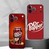 Чехол для телефона Dr Pepper C-Cherry для iPhone 17,16,15,14,13,12,11 Plus,Pro Max,XS,Мягкий силиконовый черный чехол