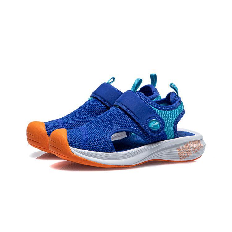 Li Ning легкие дышащие нескользящие прочные детские сандалии детские сандалии синие YKKR006-3