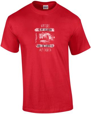 Nature Is My Religion And The Earth Is My Church T-Shirt