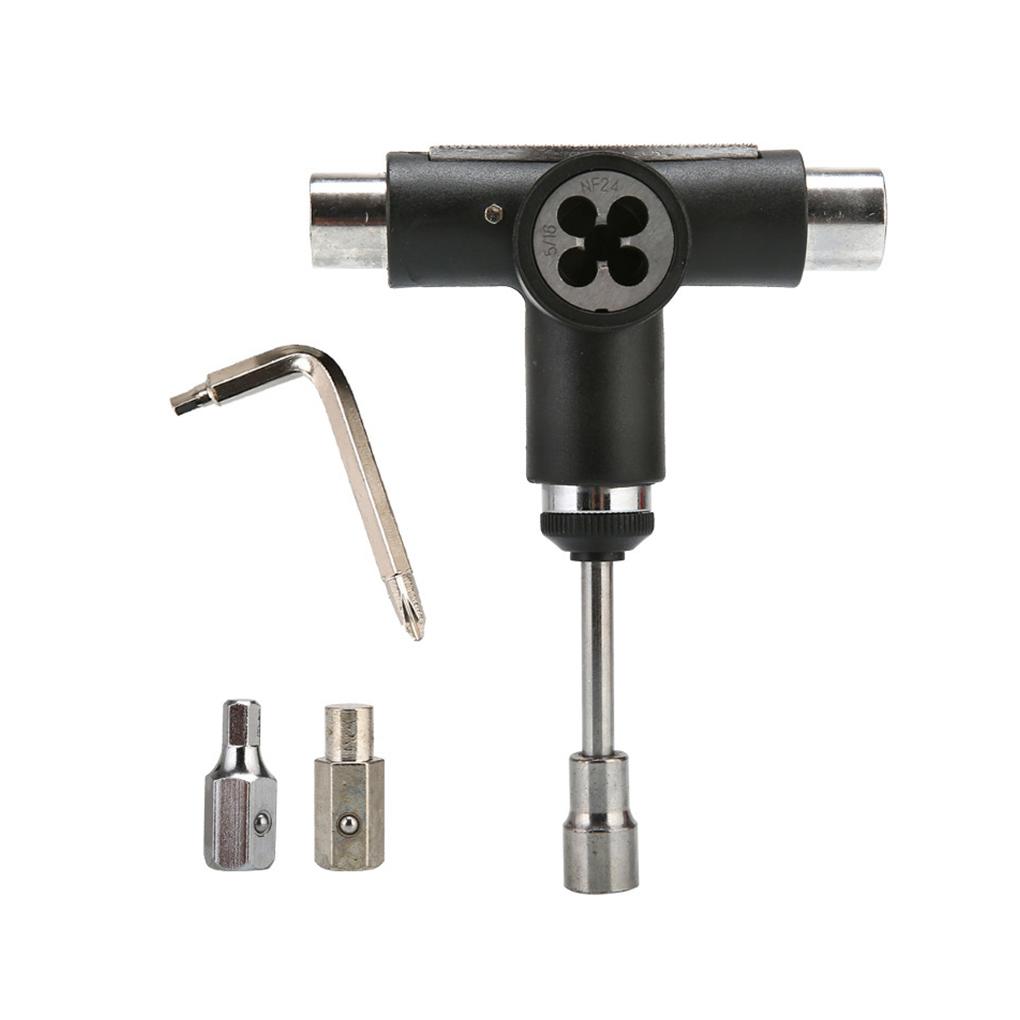 Инструмент для ремонта гаечного ключа с Т-образной втулкой, ключи для длинных досок, алюминиевый сплав, долговечная отвертка, желтый