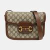 [Pre-Owned] Horsebit 1955 Logo Canvas And Leather Saddle Bag - Very Good #1JTWP5D